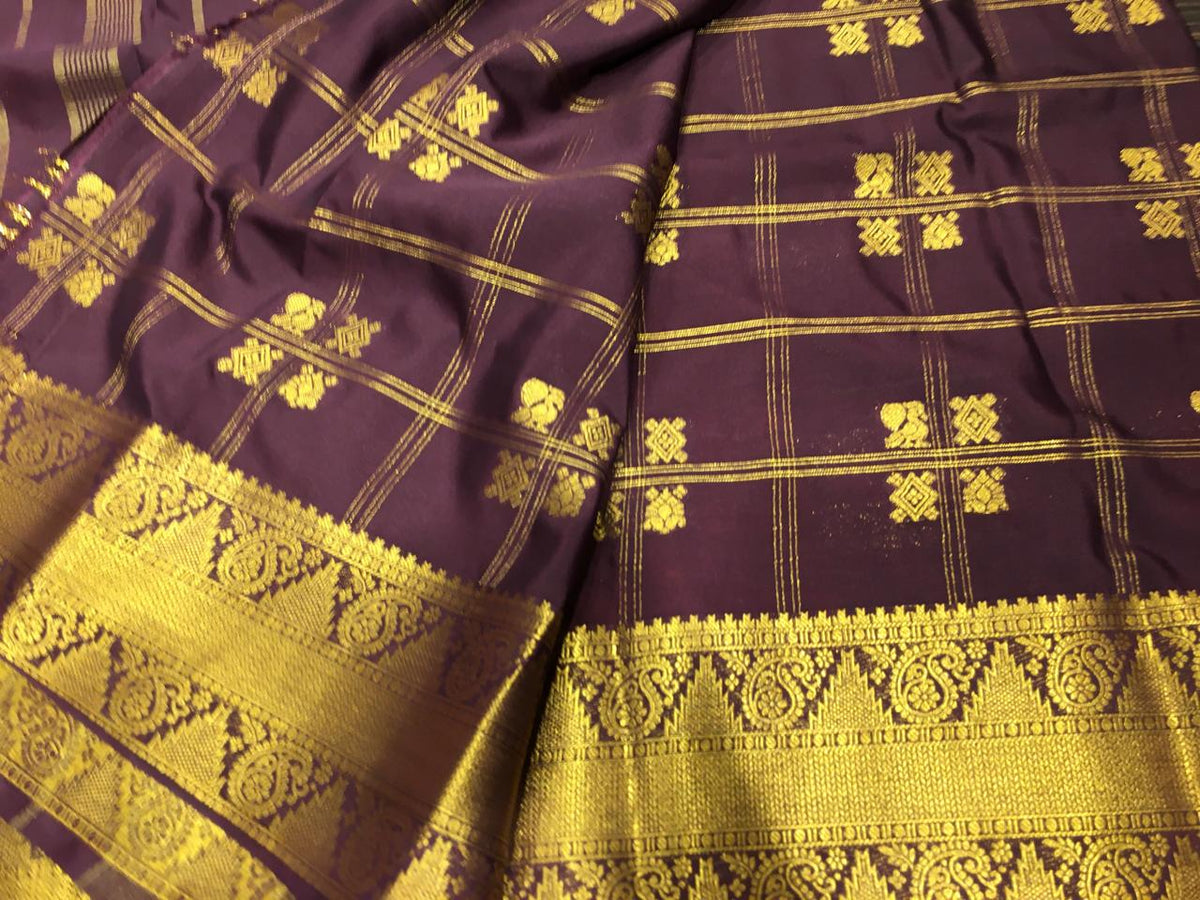 Semi Mysore Crape Silk