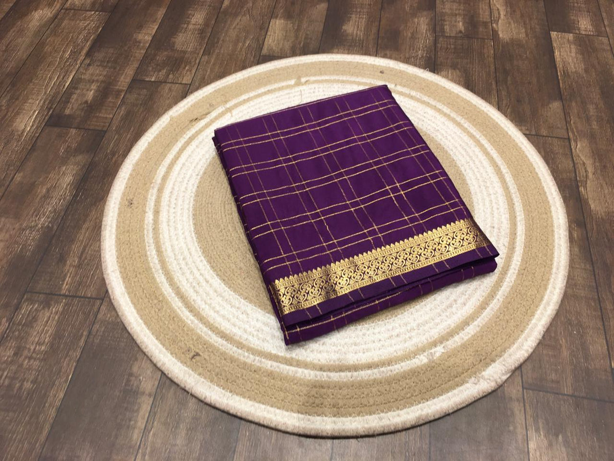 Semi Mysore Crape Silk