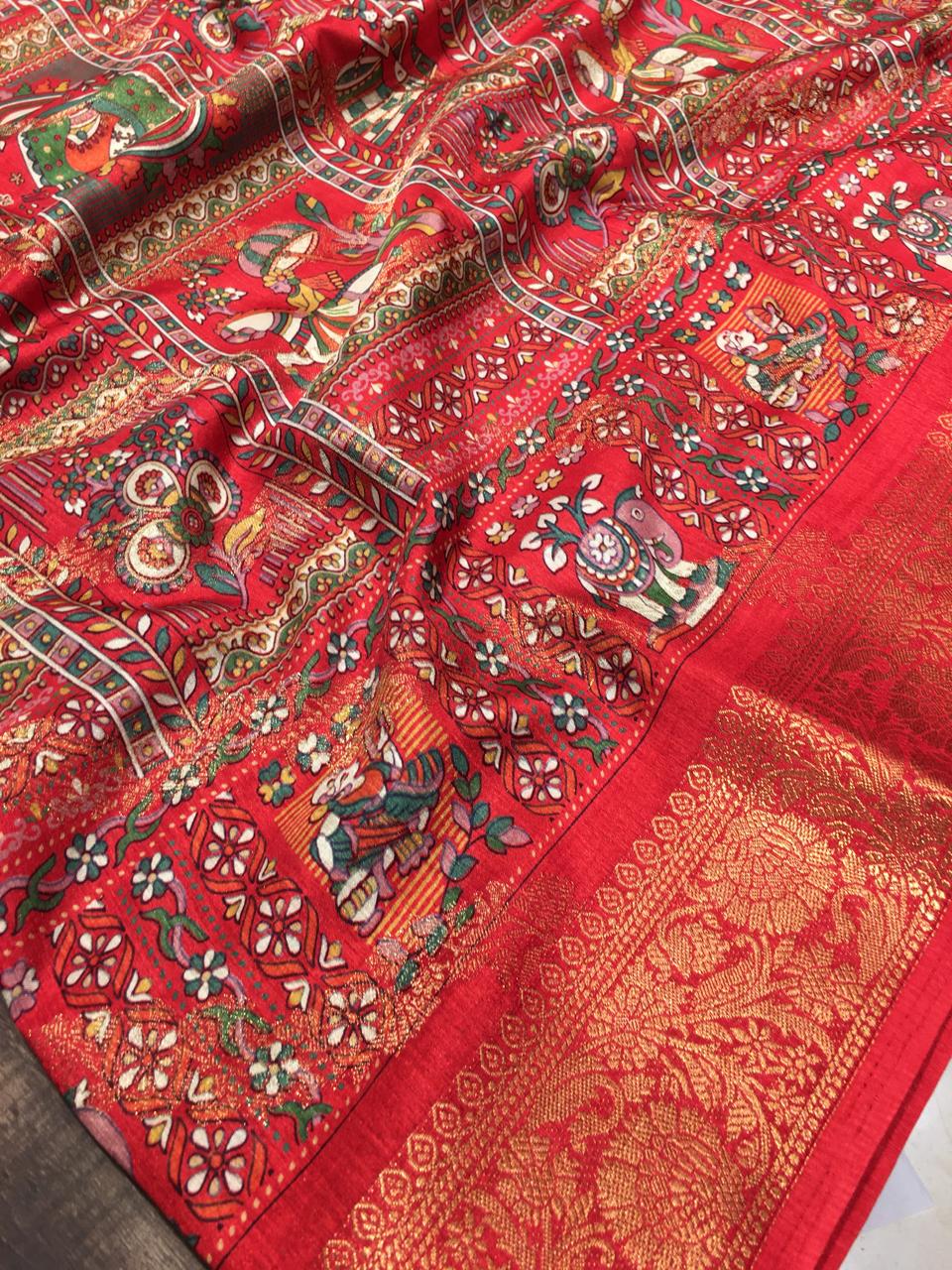 Kalamkari Saree
