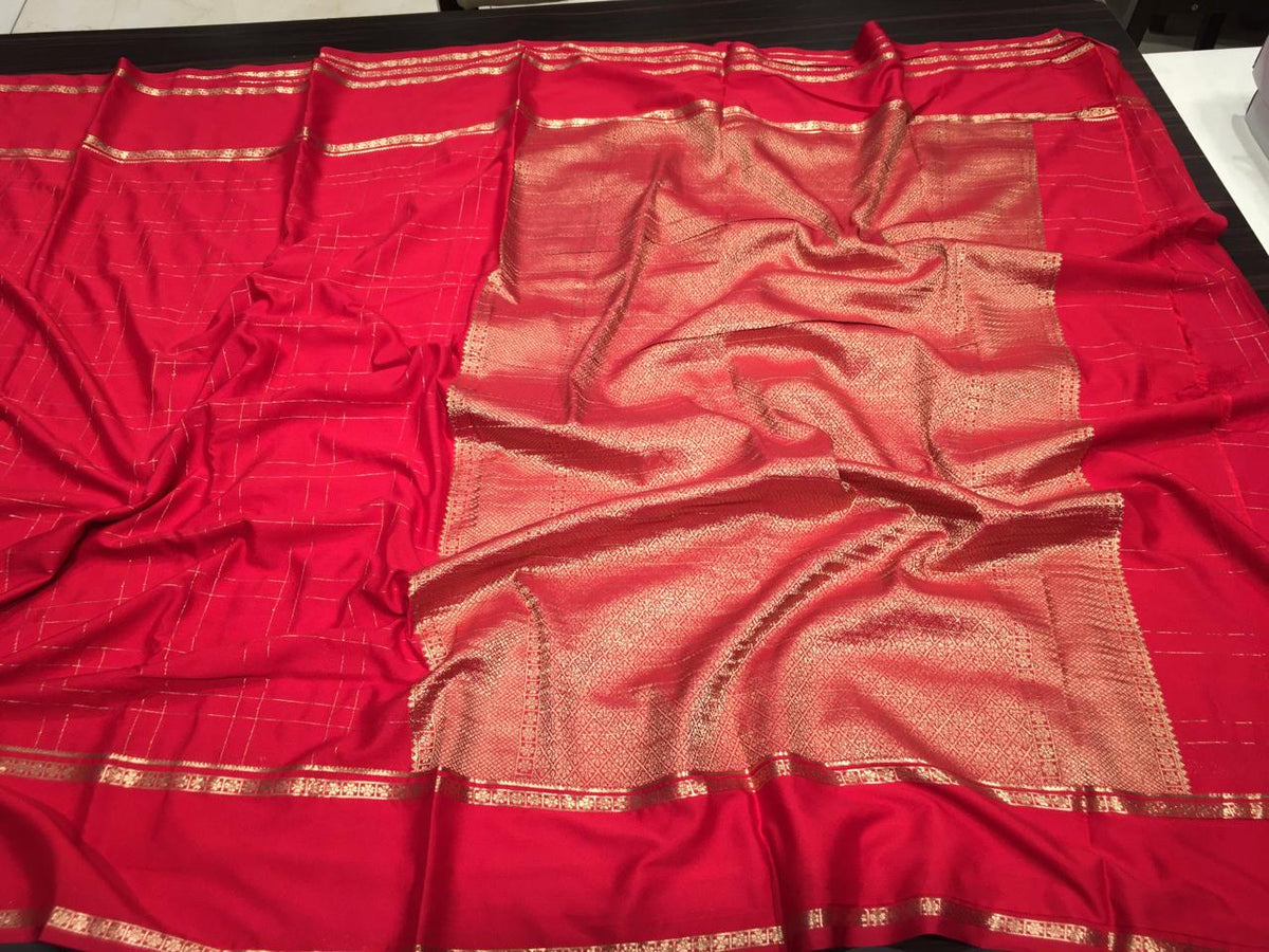 Semi Mysore Crape Silk
