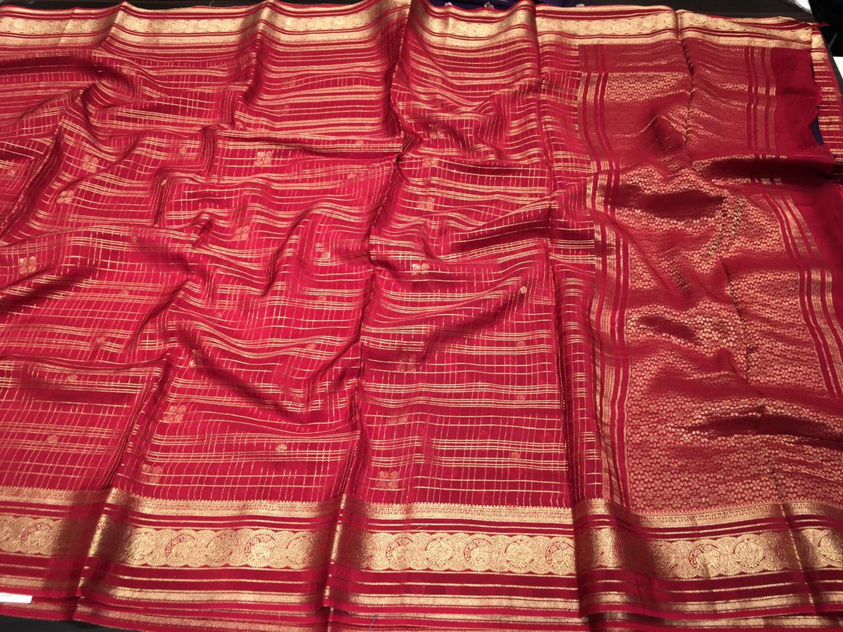 Semi Mysore Crape Silk