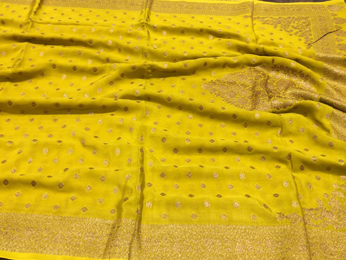 Crape Banarasi Saree
