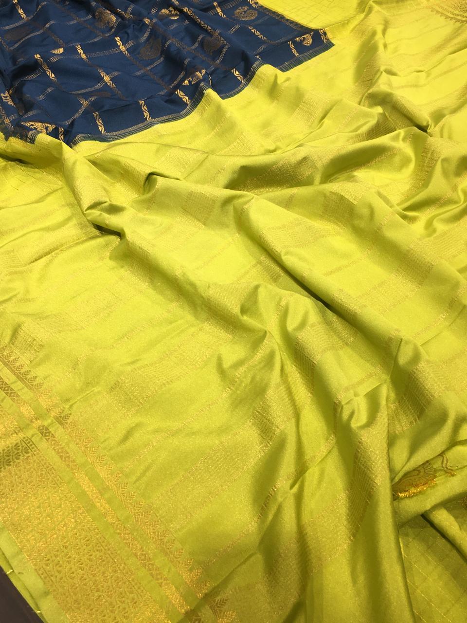Semi Mysore Crape Silk