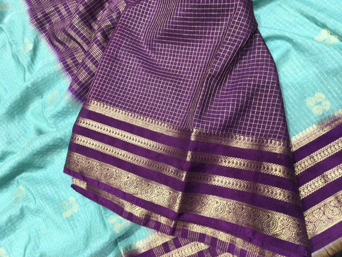 Semi Mysore Crape Silk