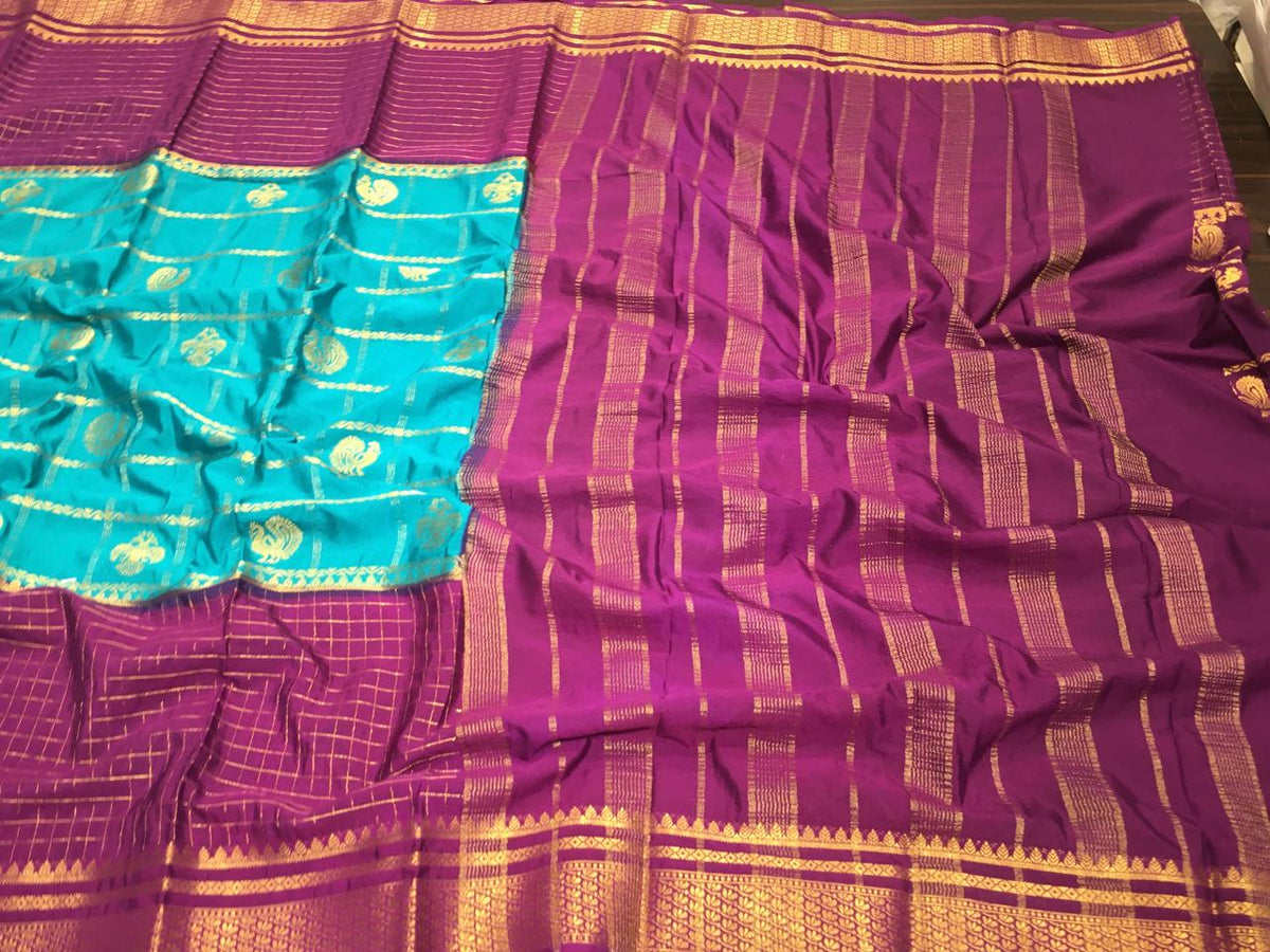 Semi Mysore Crape Silk