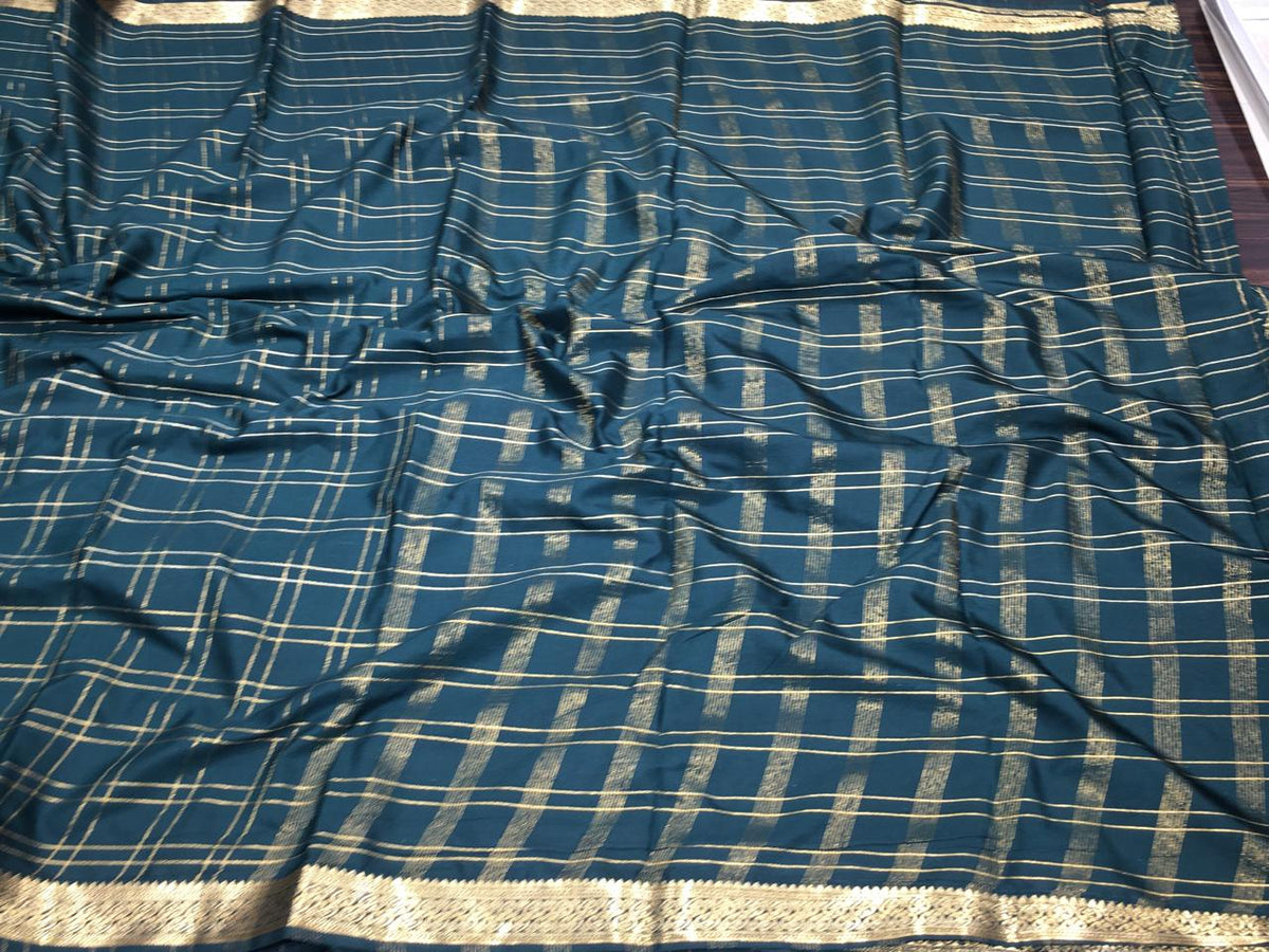 Semi Mysore Crape Silk