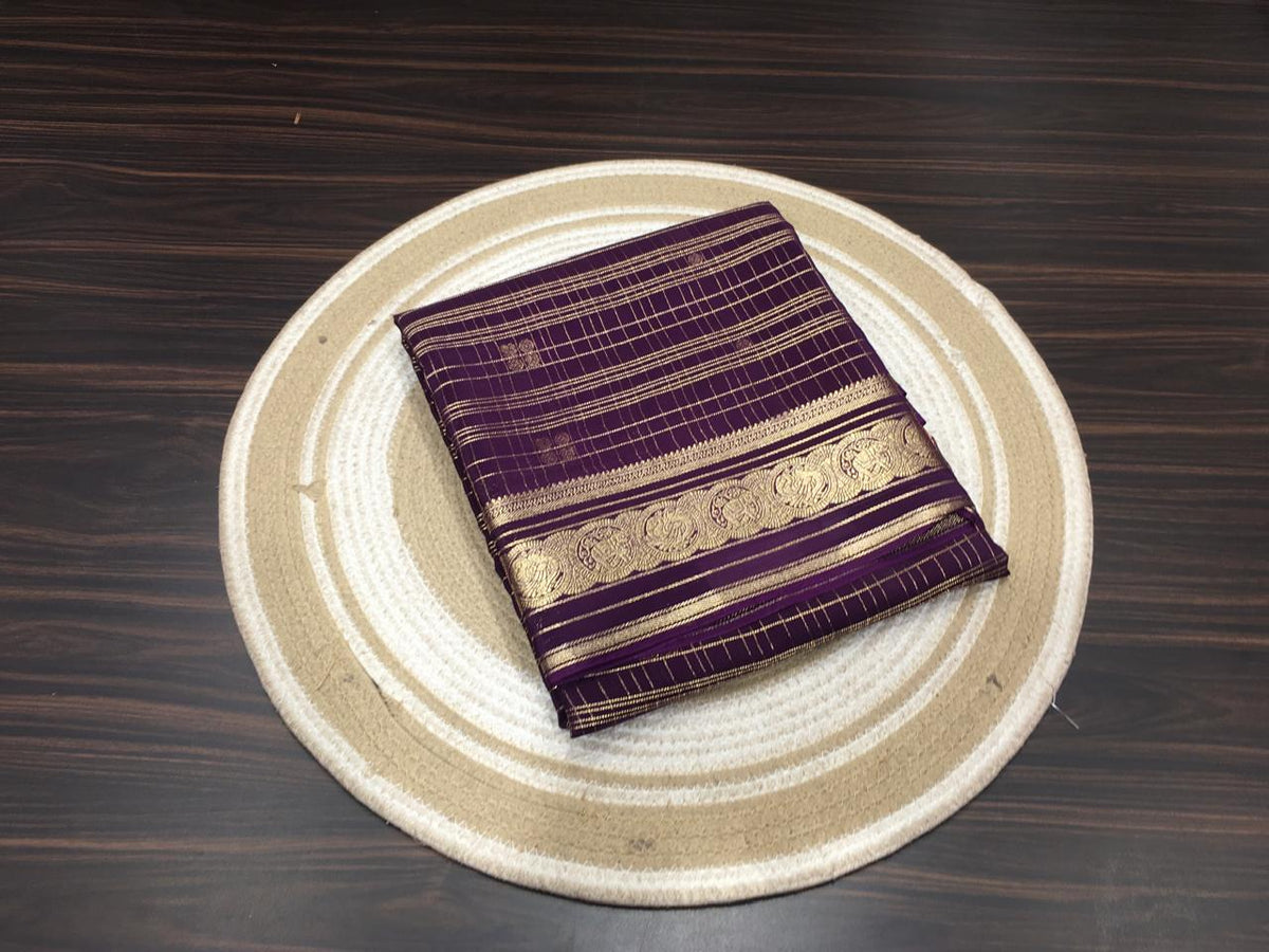 Semi Mysore Crape Silk
