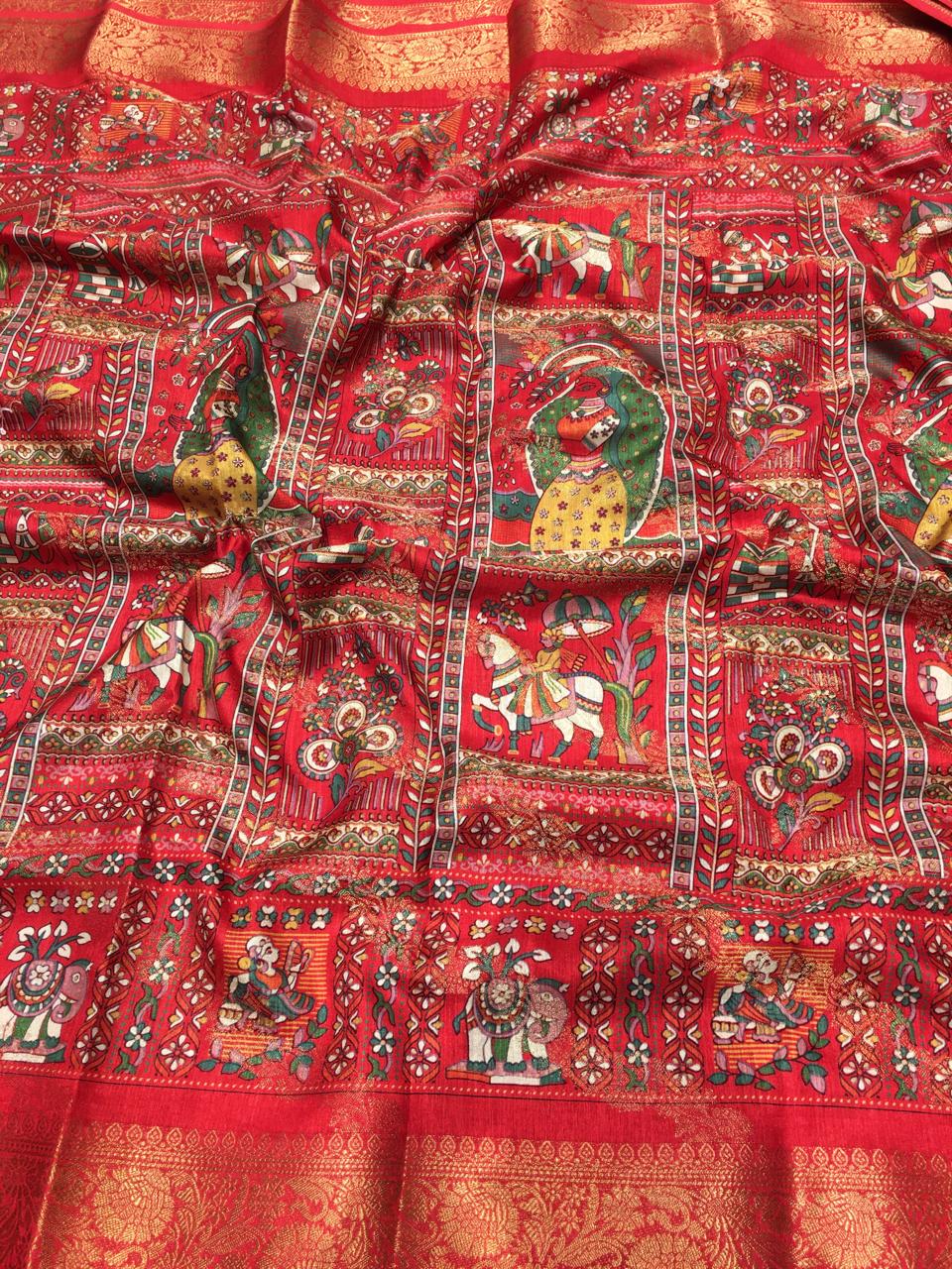 Kalamkari Saree
