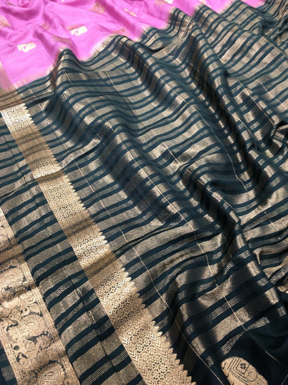 Semi Mysore Crape Silk