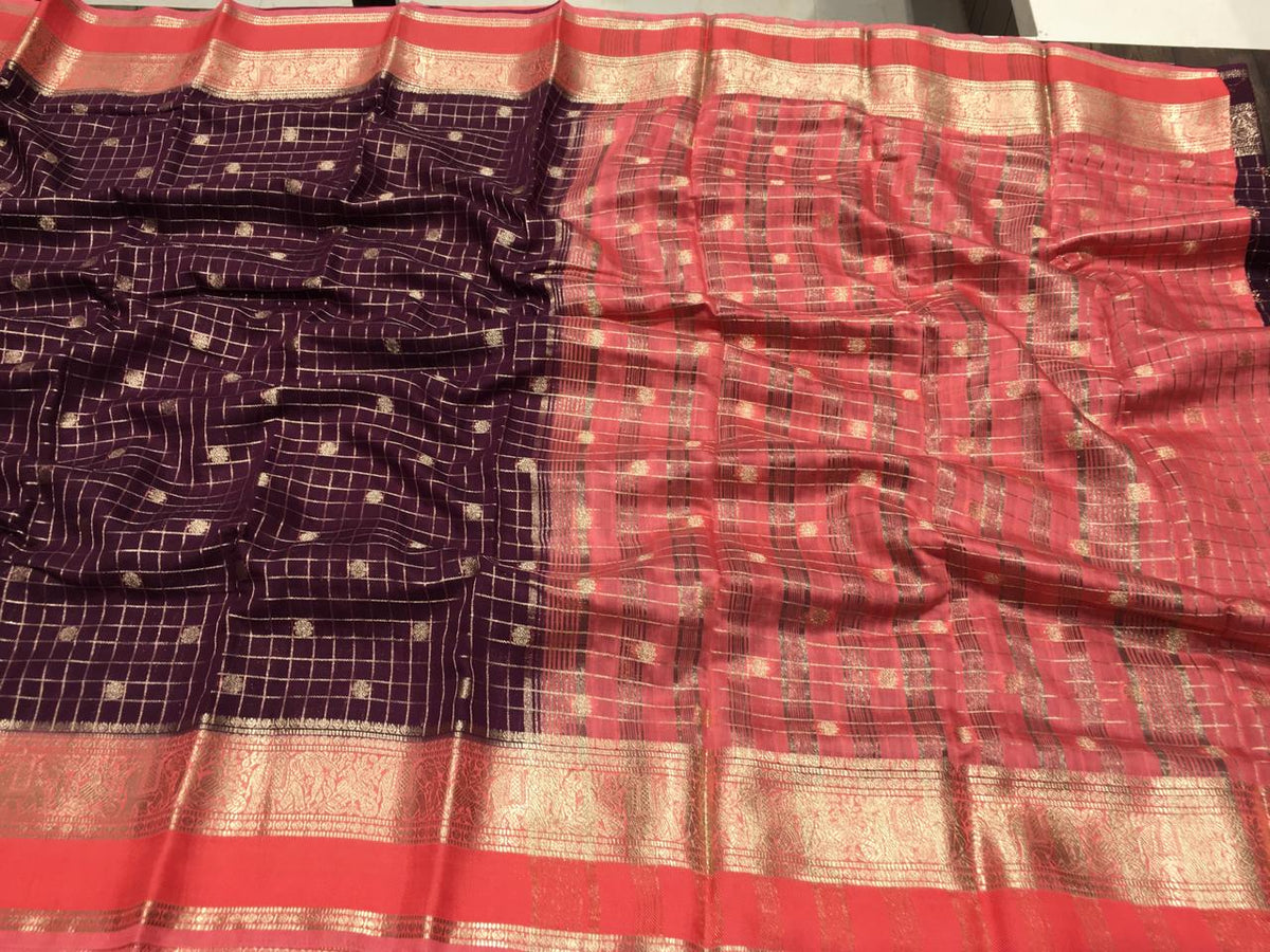 Semi Crape Saree