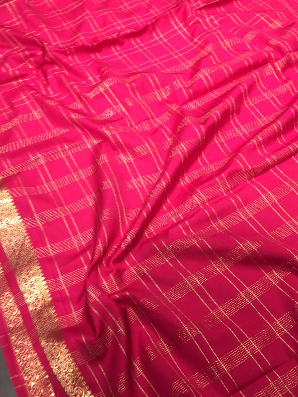 Semi Mysore Crape Silk