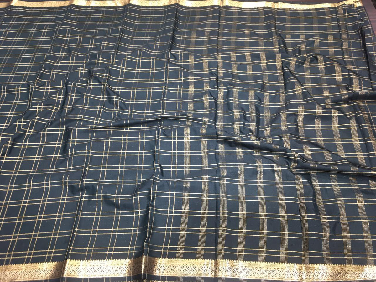 Semi Mysore Crape Silk