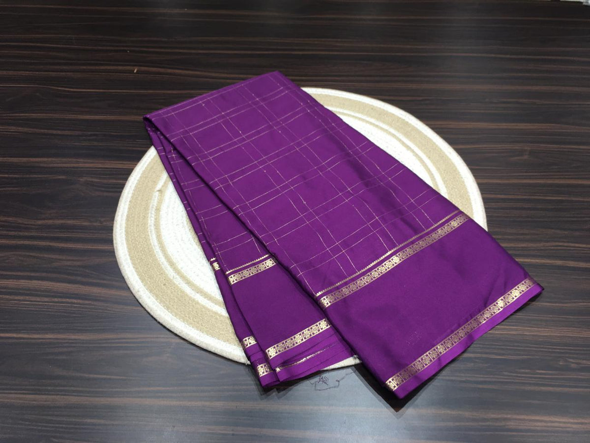 Semi Mysore Crape Silk