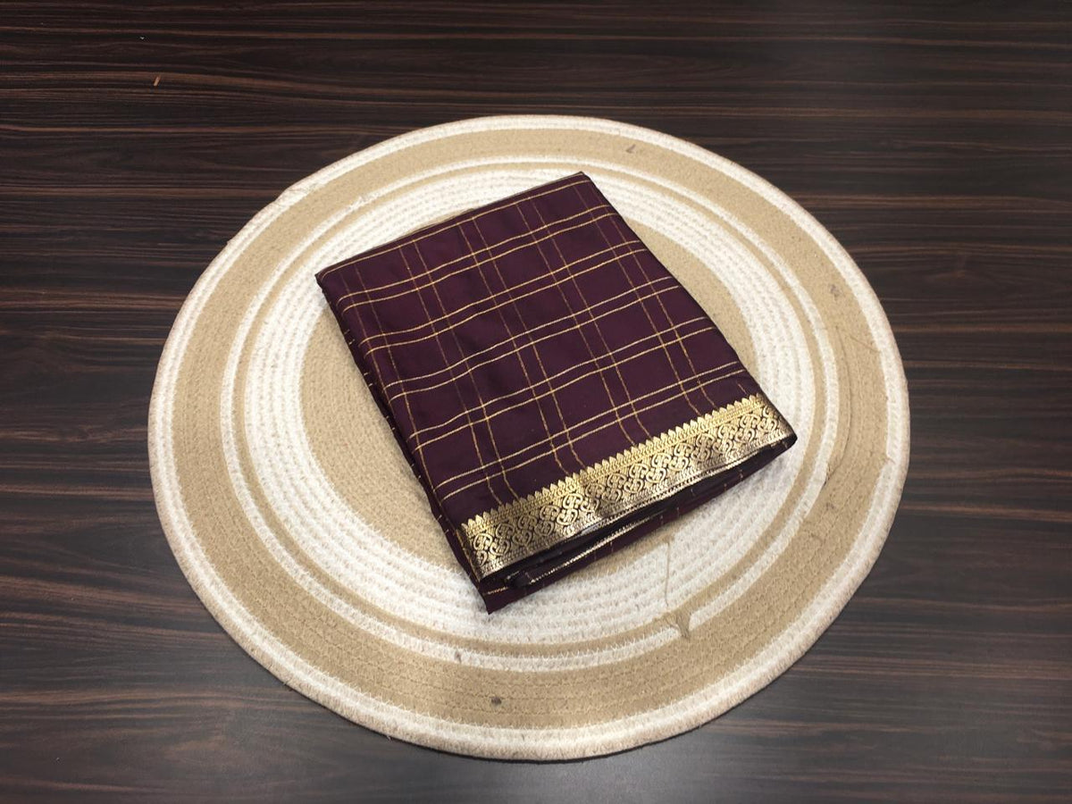 Semi Mysore Crape Silk