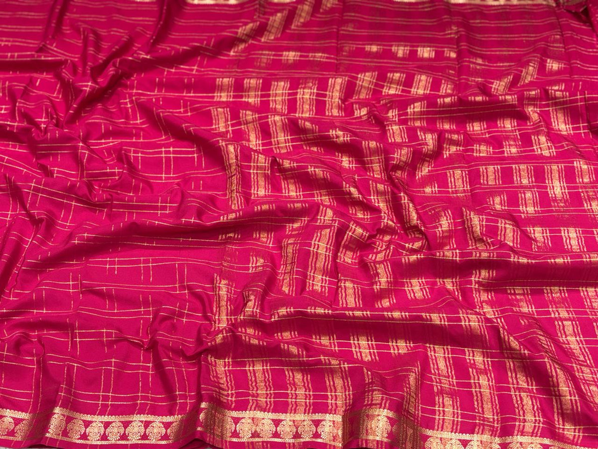 Premium Semi Mysore Crape Silk Saree