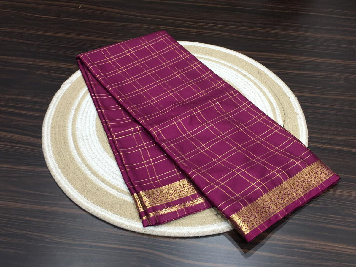 Semi Mysore Crape Silk