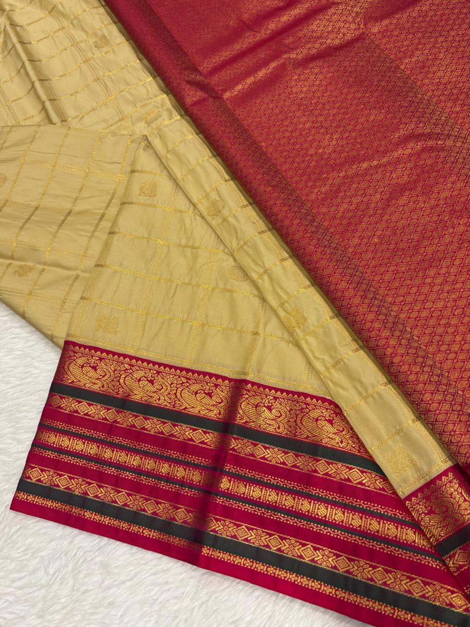 Semi Kanchipuram Silk