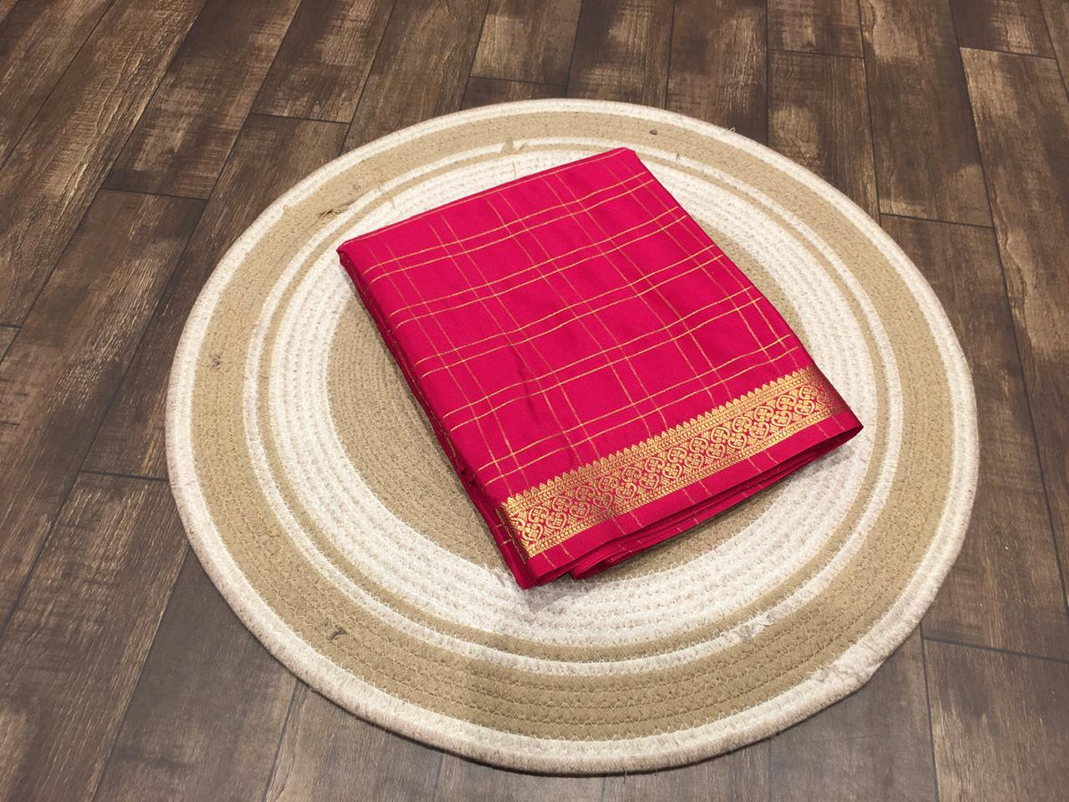 Semi Mysore Crape Silk