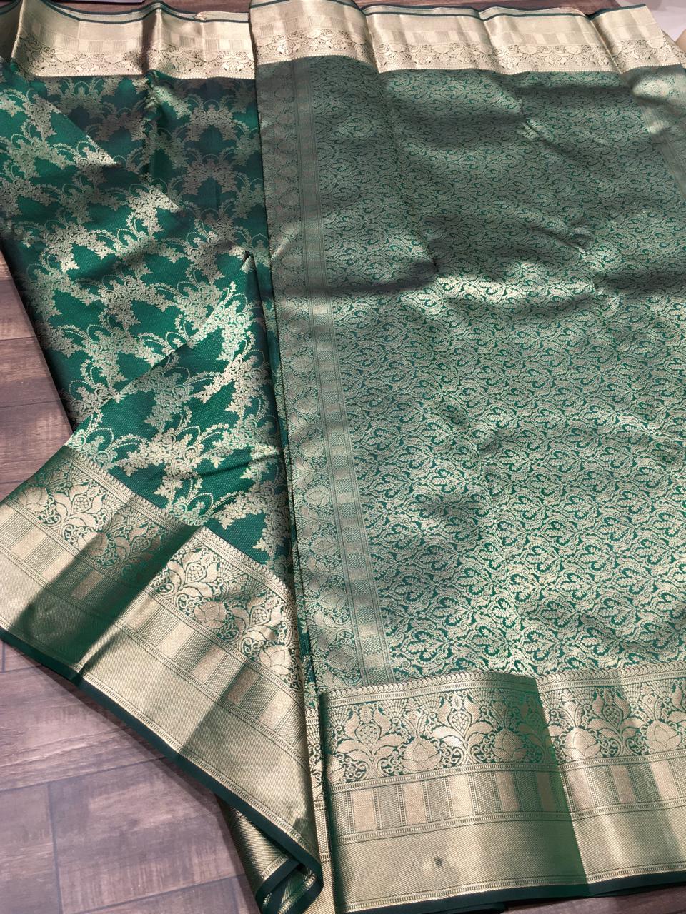 Pure Kanchipuram Broced Silk