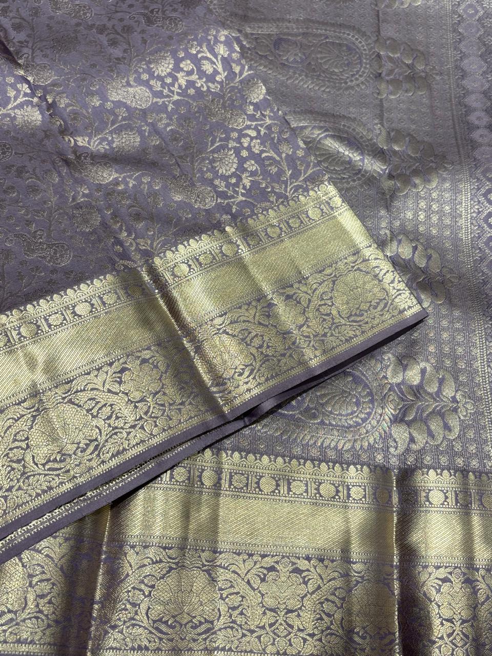 Pure Kanchipuram Broced Silk