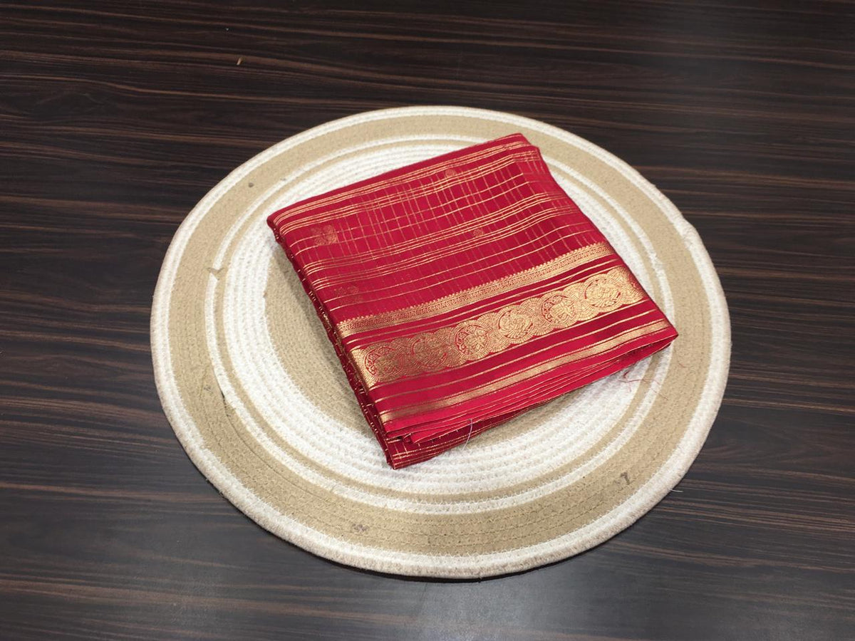 Semi Mysore Crape Silk