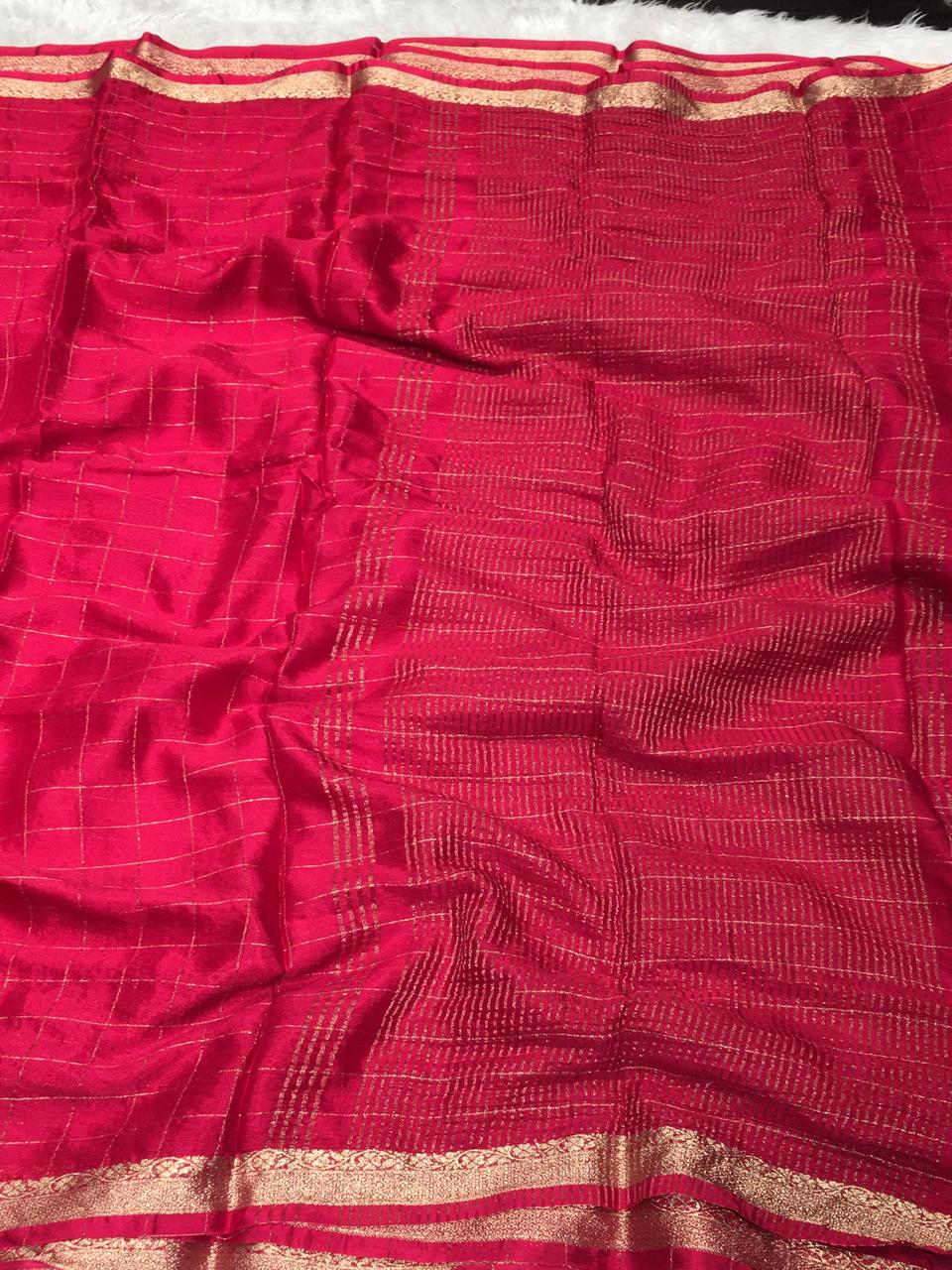 Wrinkle Chiffon Saree