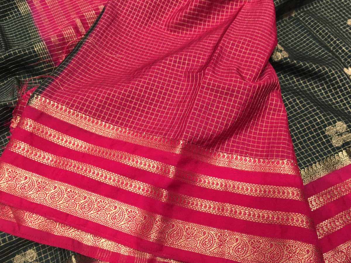 Semi Mysore Crape Silk