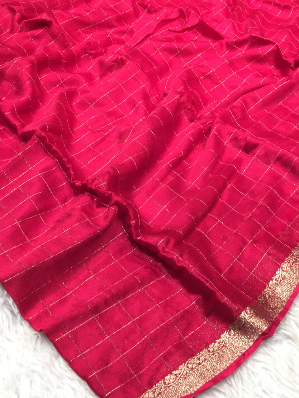 Wrinkle Chiffon Saree