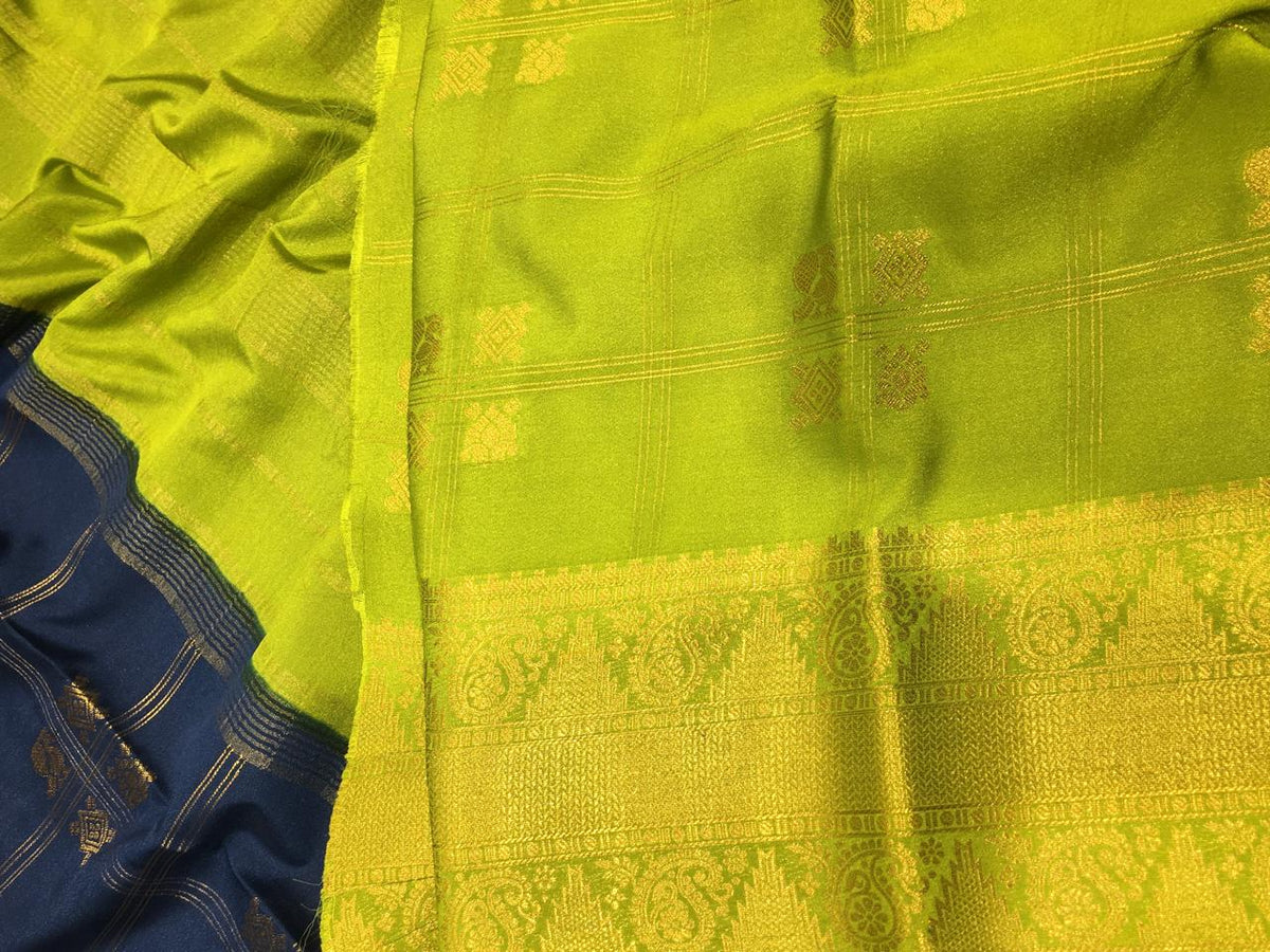 Semi Mysore Crape Silk