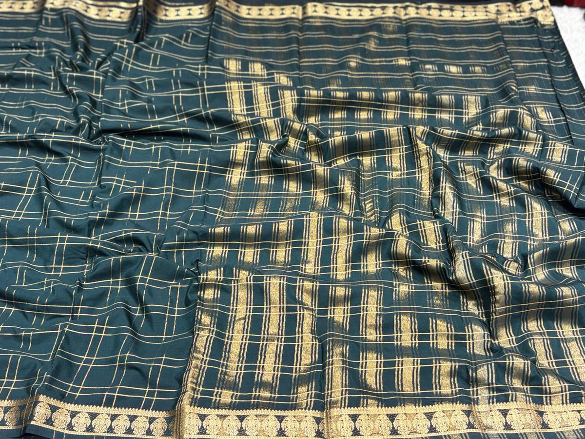 Premium Semi Mysore Crape Saree
