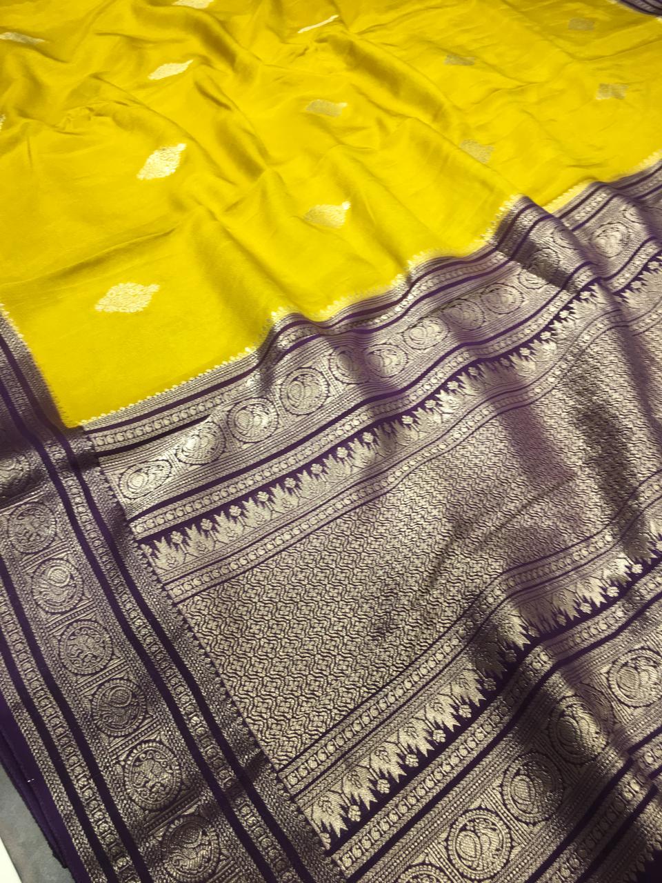 Moonga Crape Saree