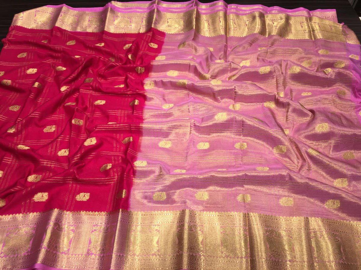 Semi Mysore Crape Silk