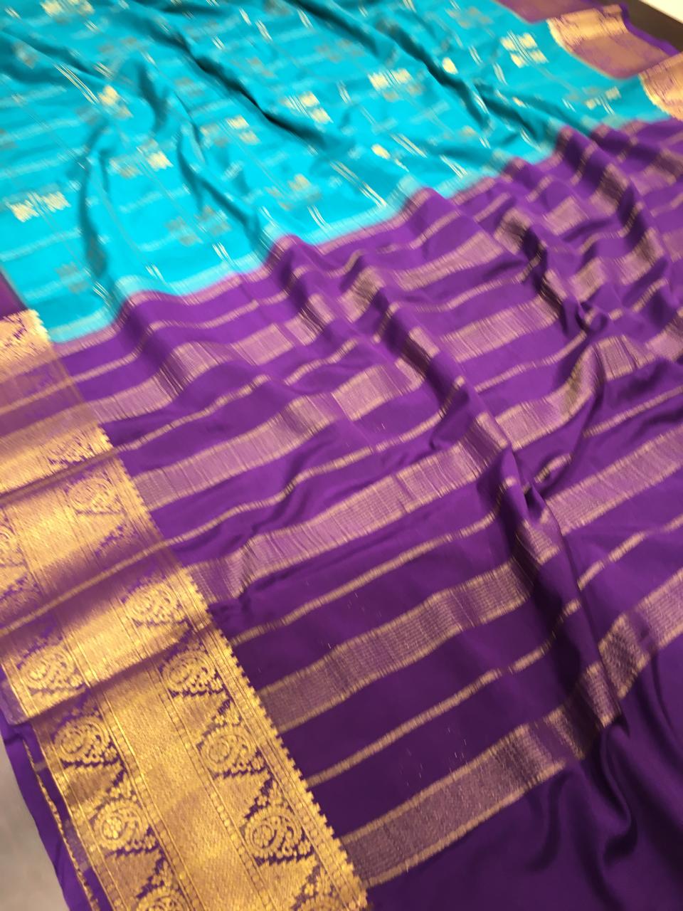 Semi Mysore Crape Silk