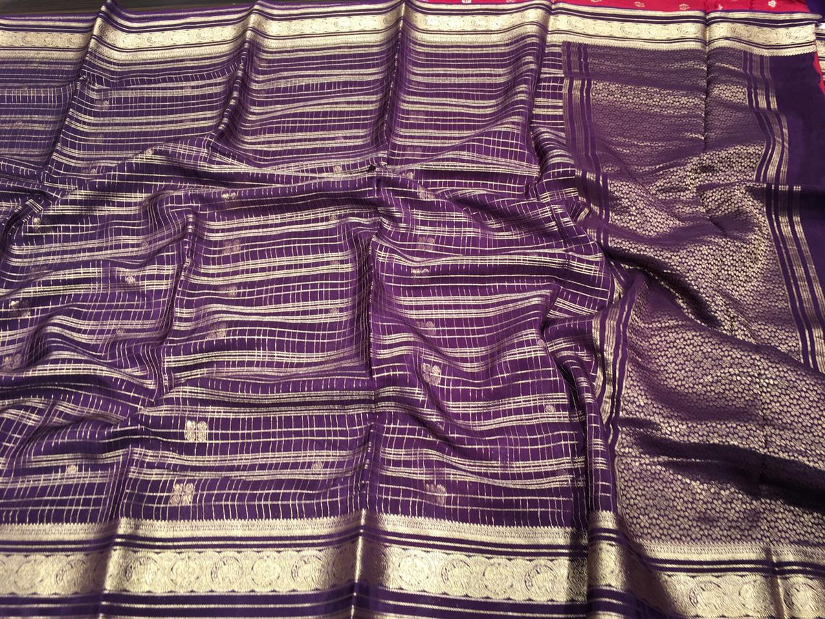 Semi Mysore Crape Silk