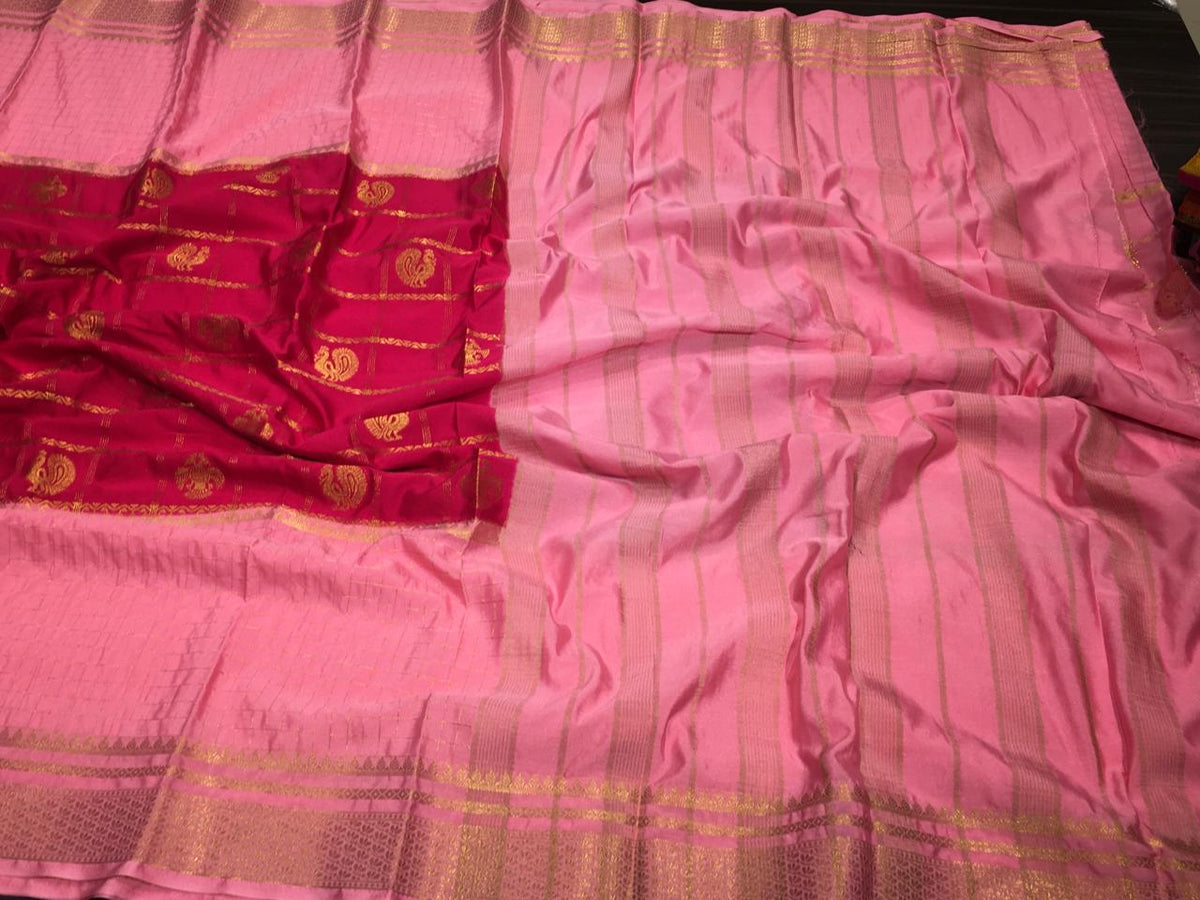 Semi Mysore Crape Silk