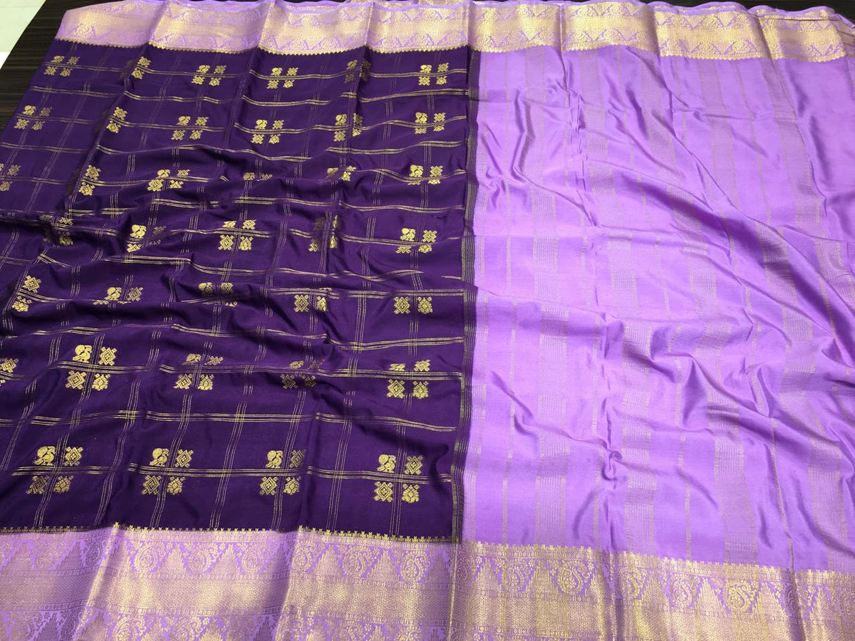 Semi Mysore Crape Silk