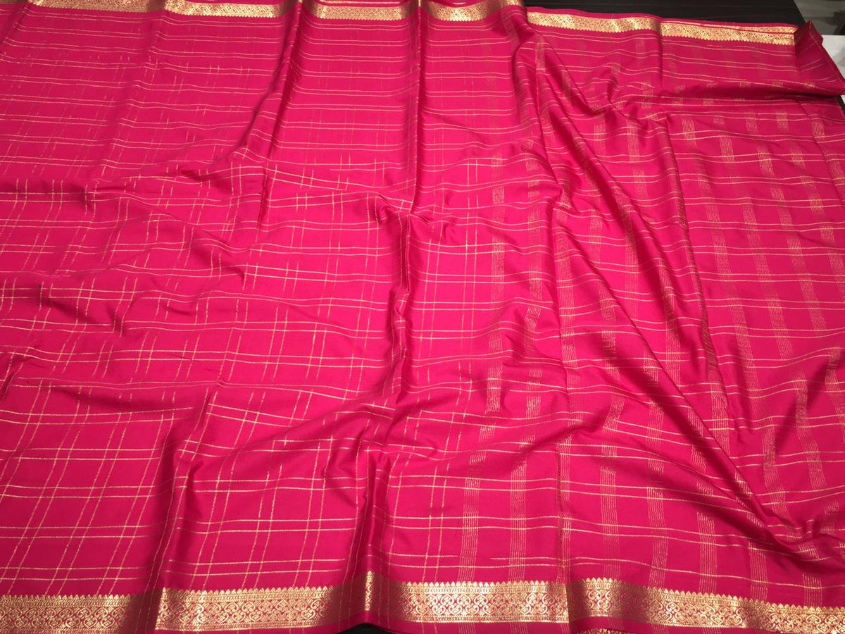 Semi Mysore Crape Silk
