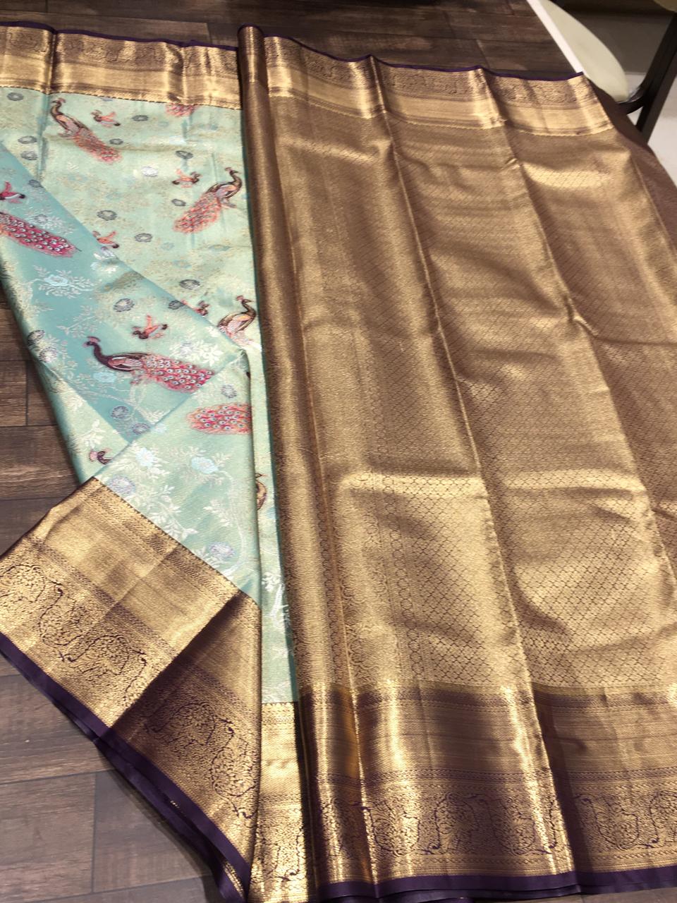 Semi Kanchipuram Tissue