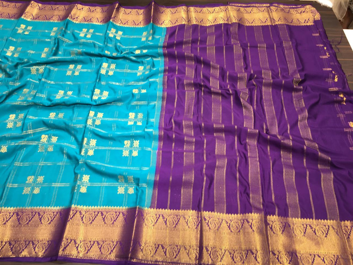 Semi Mysore Crape Silk
