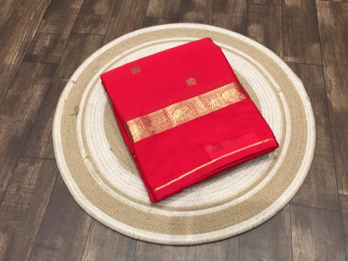 Semi Mysore Crape Silk
