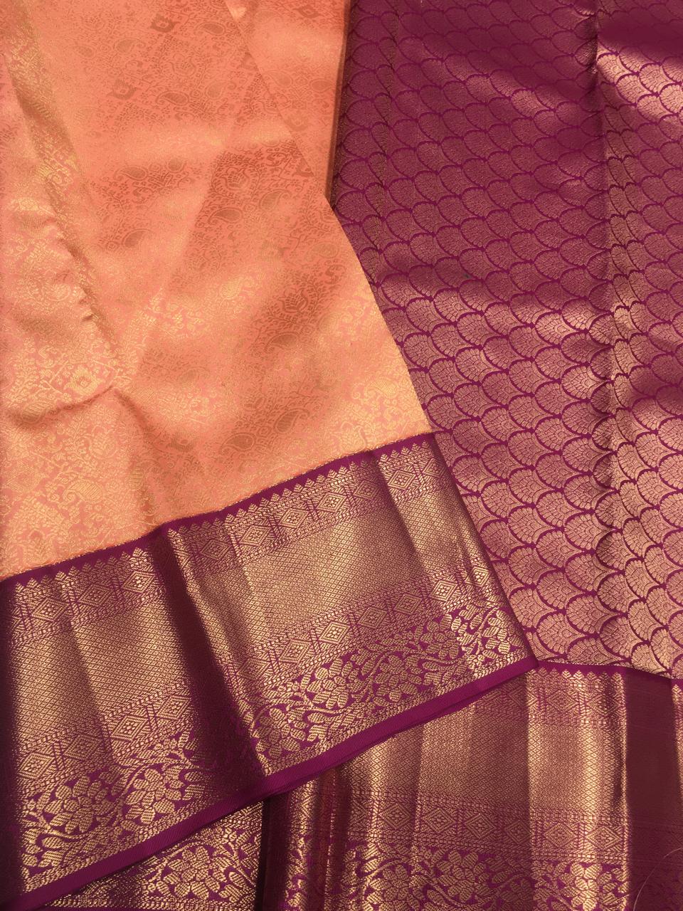 Pure Kanchipuram Broced Silk