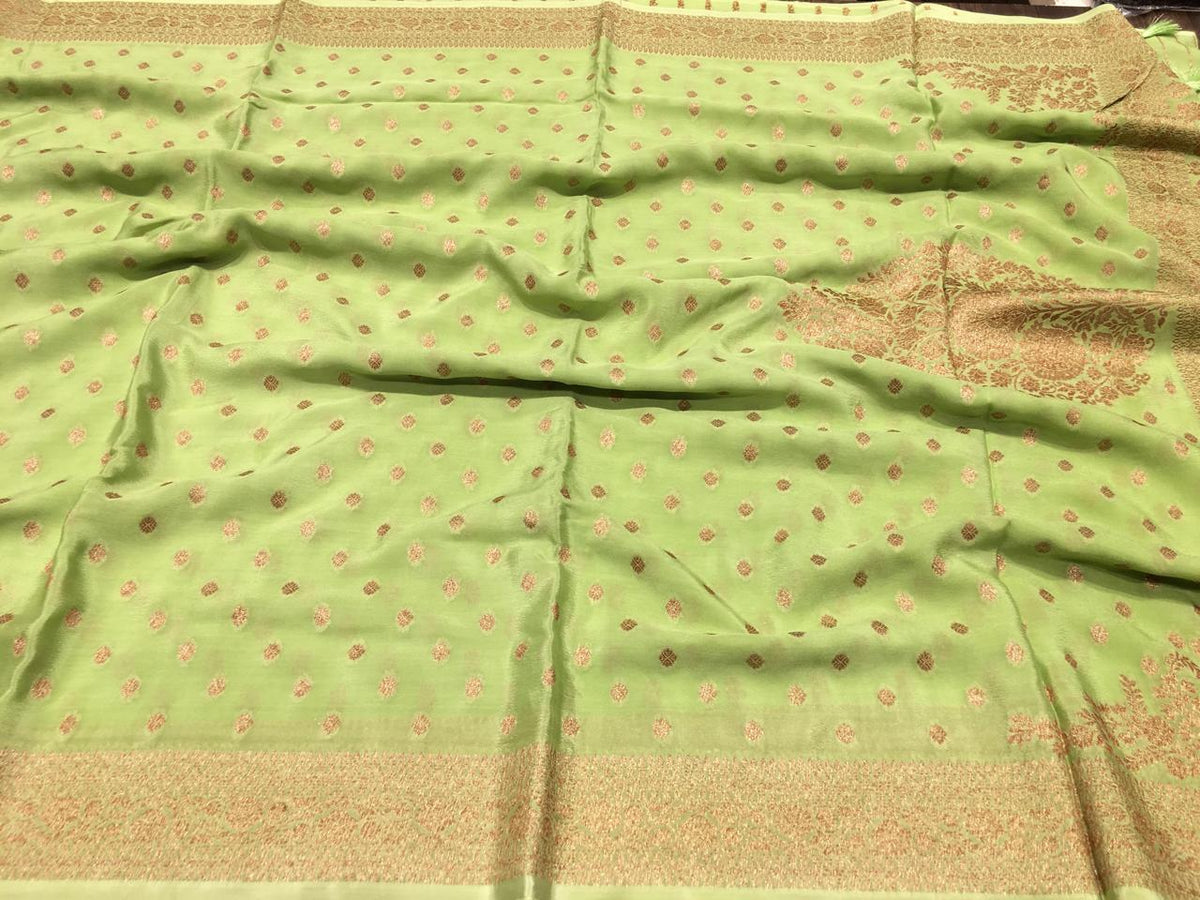 Crape Banarasi Saree