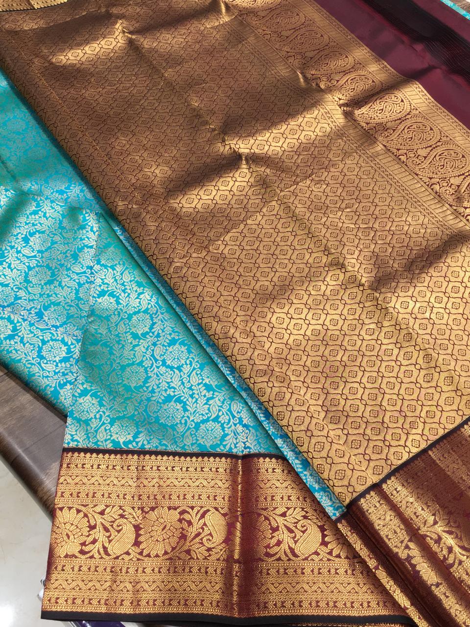 Pure Kanchipuram Broced Silk