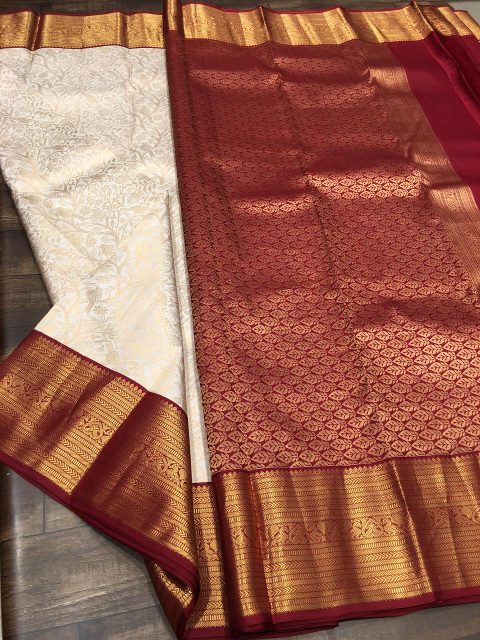Pure Kanchipuram Broced Silk