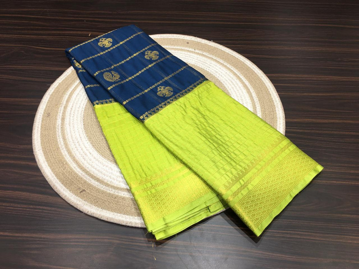 Semi Mysore Crape Silk