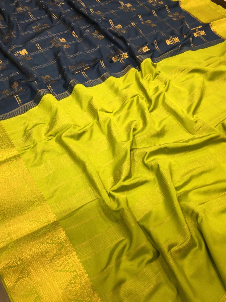 Semi Mysore Crape Silk
