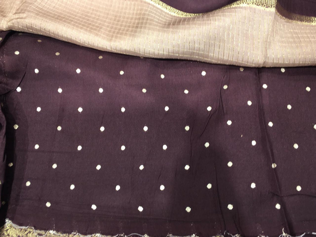 Moonga Crape Saree