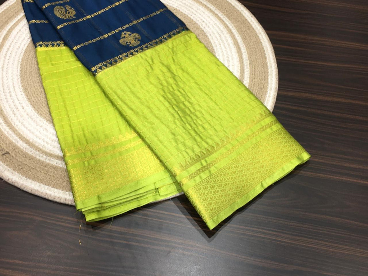 Semi Mysore Crape Silk