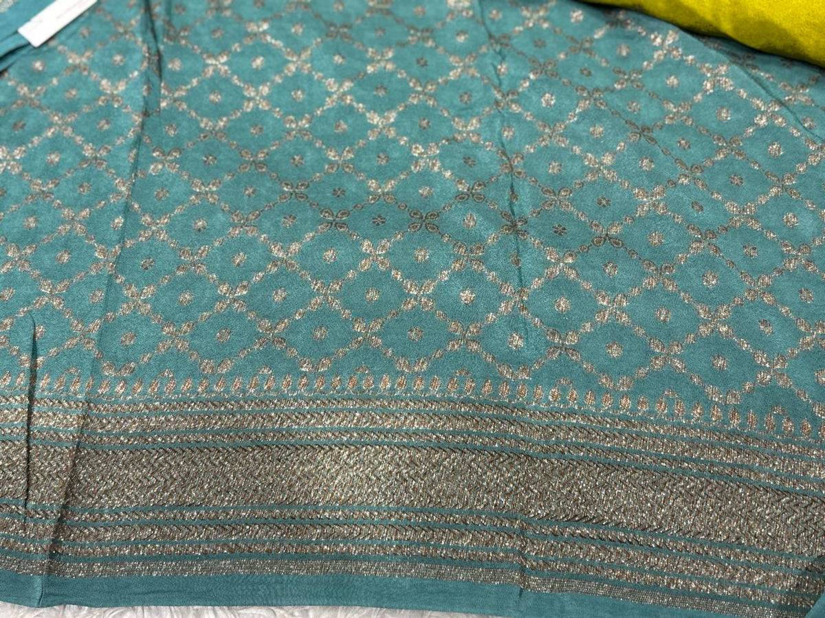 Semi Kaddi Banarasi Saree