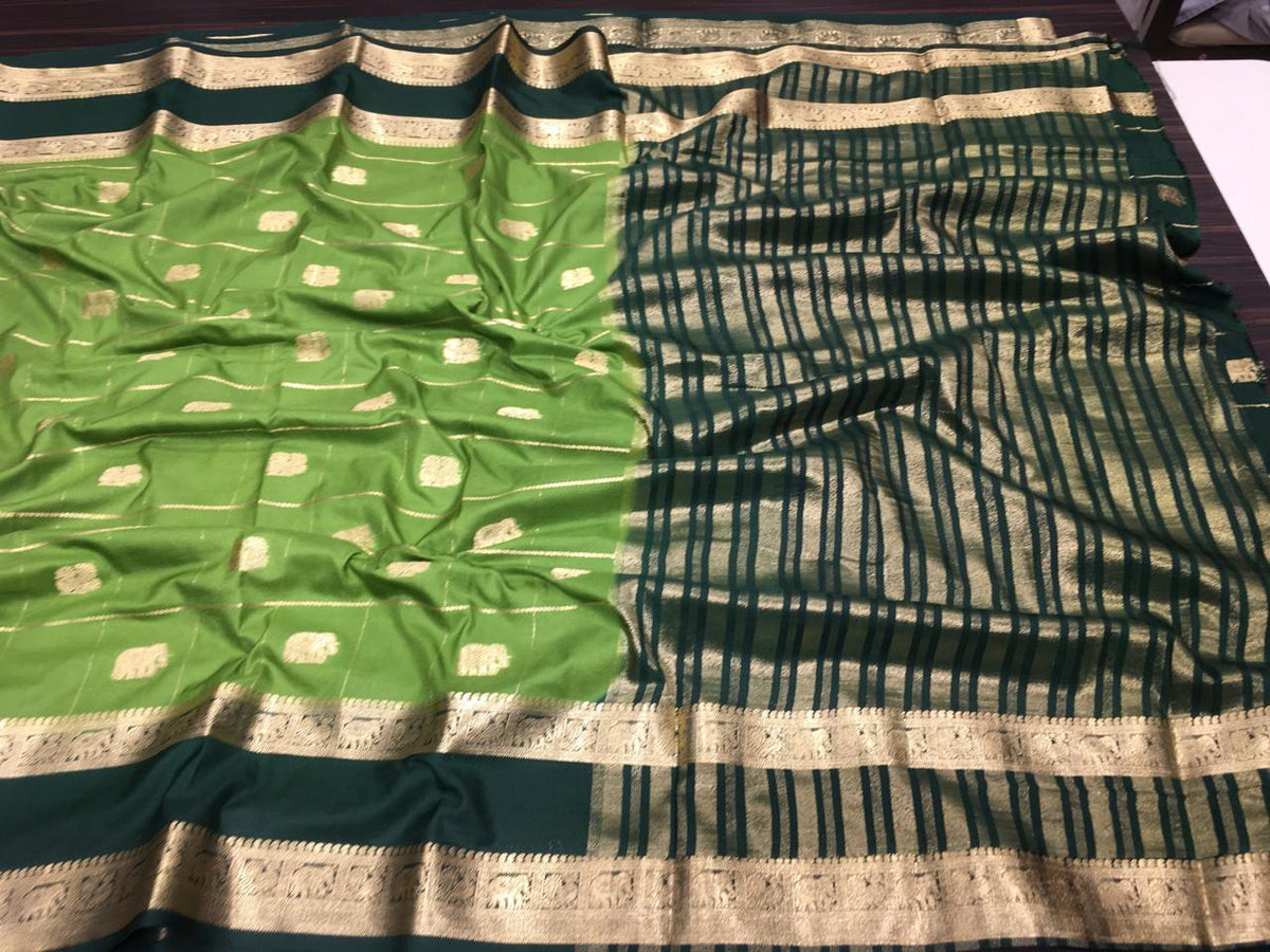 Semi Mysore Crape Silk